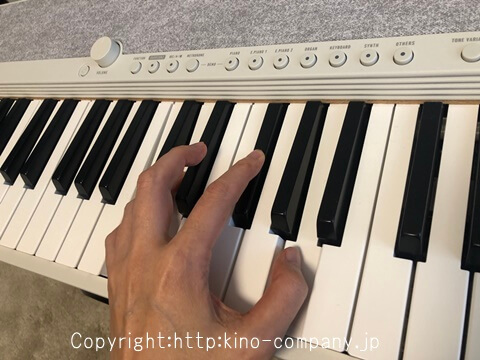 カシオトーンCT-S1,鍵盤